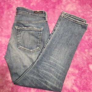 Citizens of‎ Humanity Jeans Women's 26 Emerson Slim Boyfriend Blue Denim Button